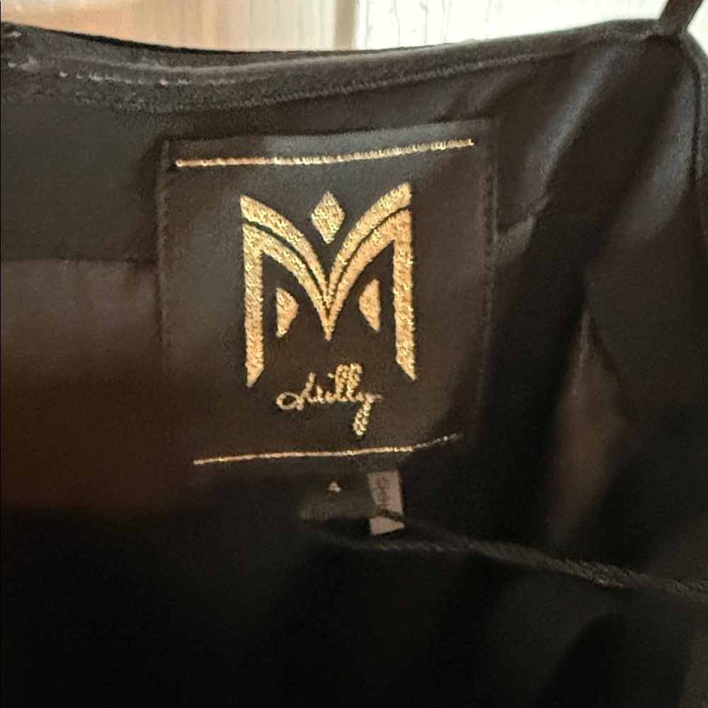 Milly Black Strapless Mini with Crystal Embellished Bandeau -New with Tags - Picture 5 of 7